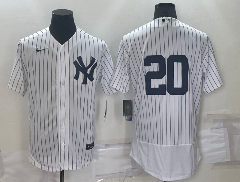 Men's New York Yankees Jorge Posada #42.99 White Replica Player Name Jersey