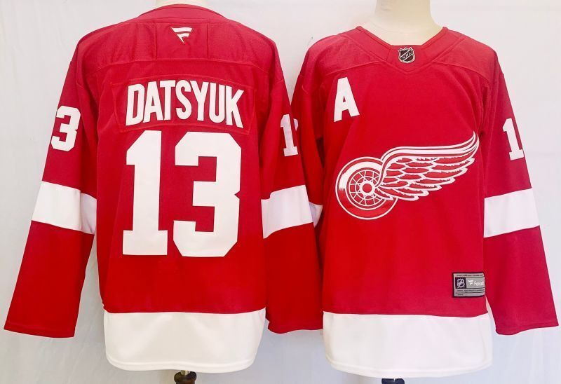 Men's Detroit Red Wings Pavel Datsyuk #13 Red Player Jersey