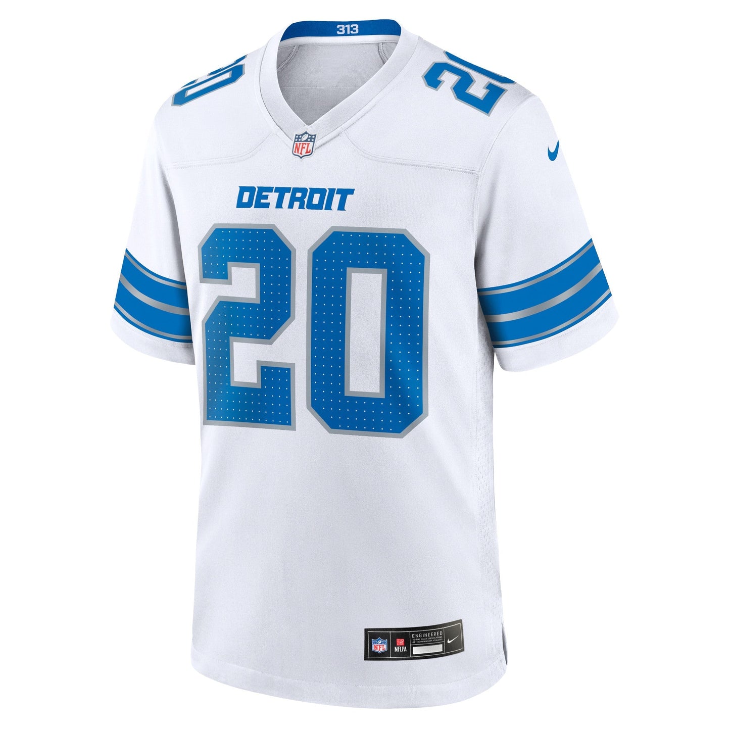 Barry Sanders Detroit Lions Nike Retired Game Jersey - White