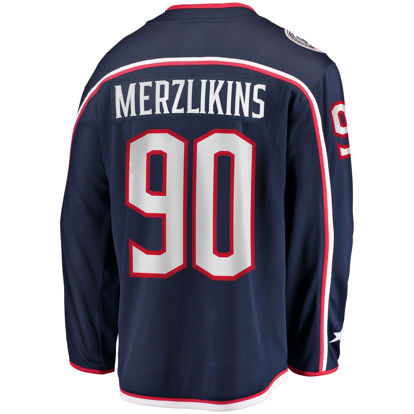 Elvis Merzlikins Columbus Blue Jackets Home Breakaway Jersey - Navy