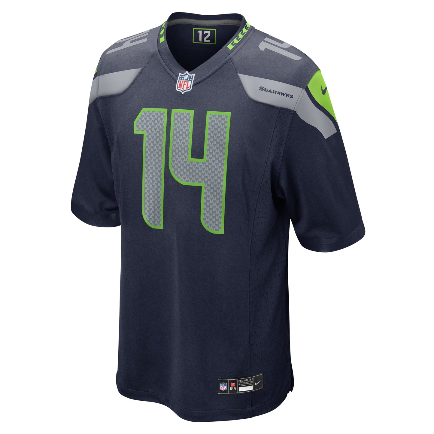 DK Metcalf Seattle Seahawks Nike Game Jersey - College Navy