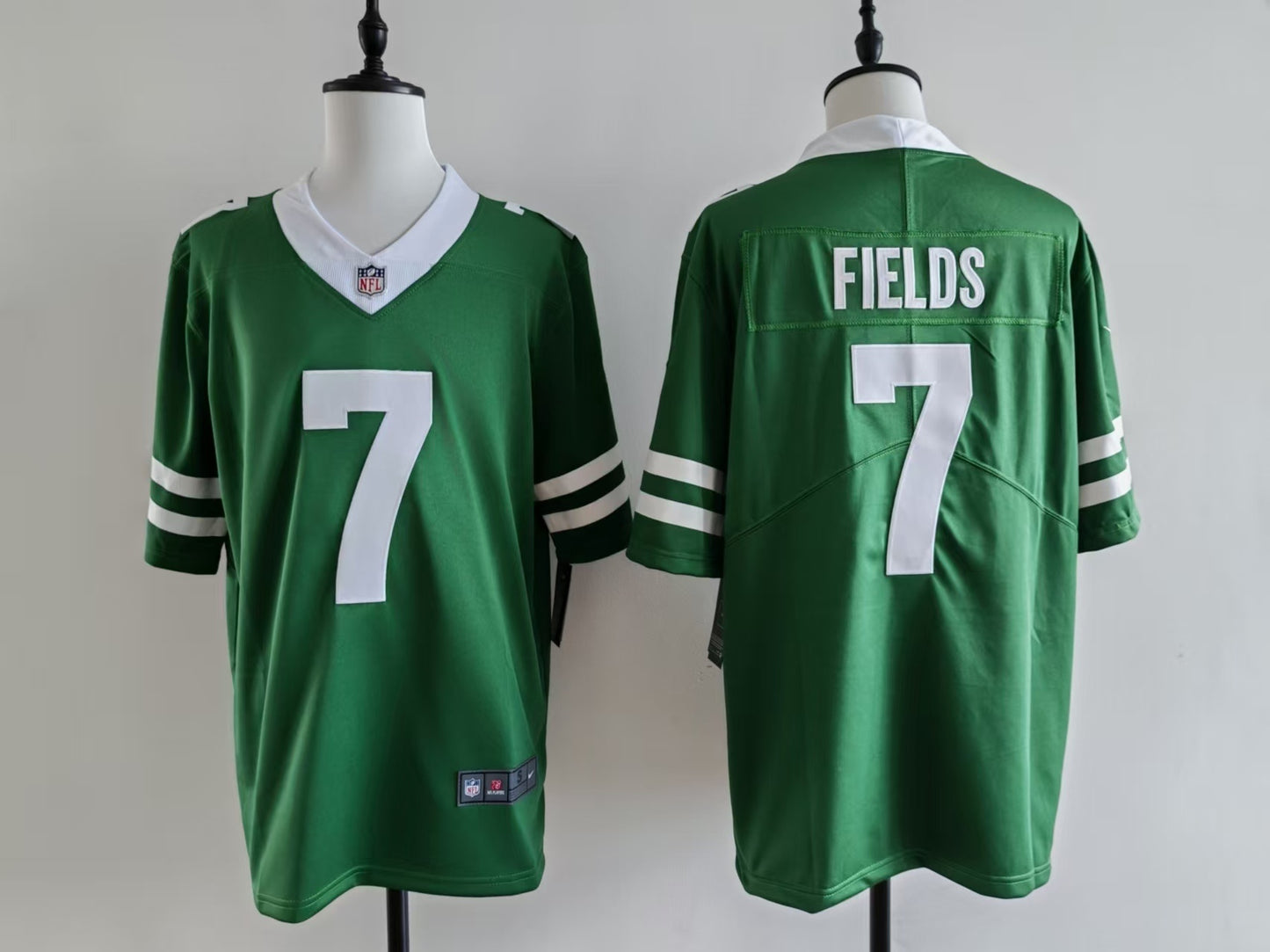 Men's New York Jets Justin Fields Jersey-Green