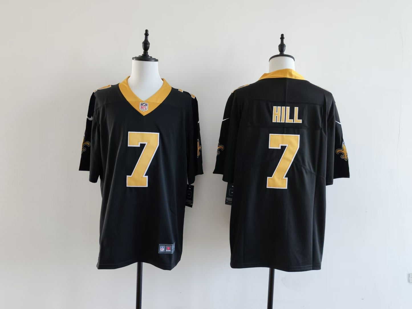 Men's New Orleans Saints Taysom Hill Jersey-Black