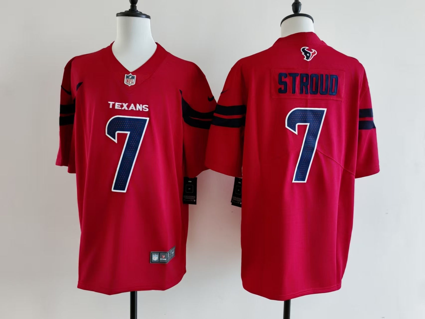 Men's Houston Texans C.J. Stroud Jersey-Red