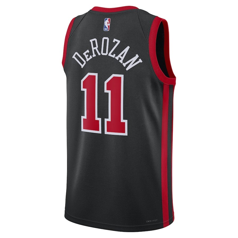 DeMar DeRozan Chicago Bulls2023-2024 season Jersey - Black - City Edition