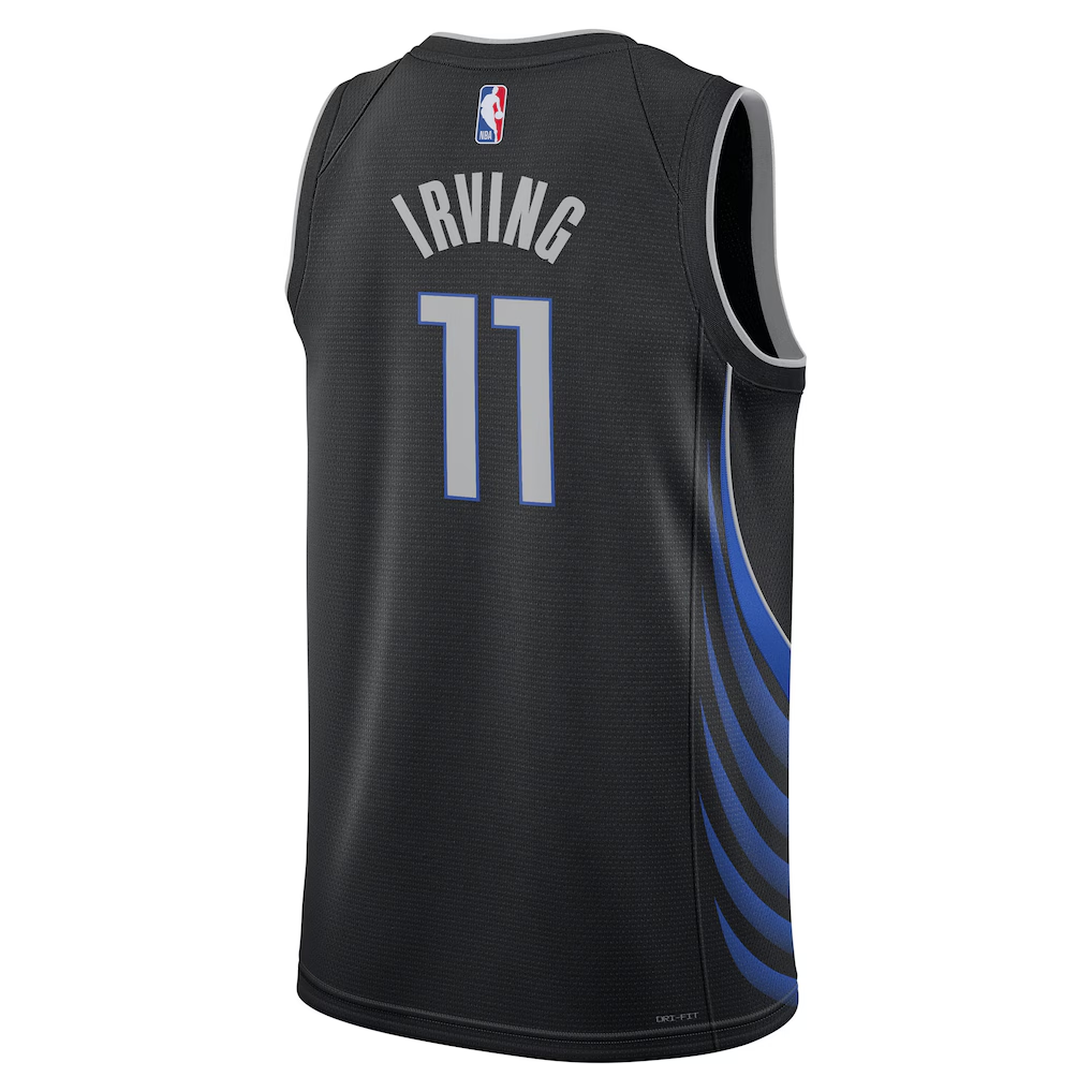 Dallas Mavericks Kyrie Irving Nike Black 2025/26 Swingman Jersey - City Edition