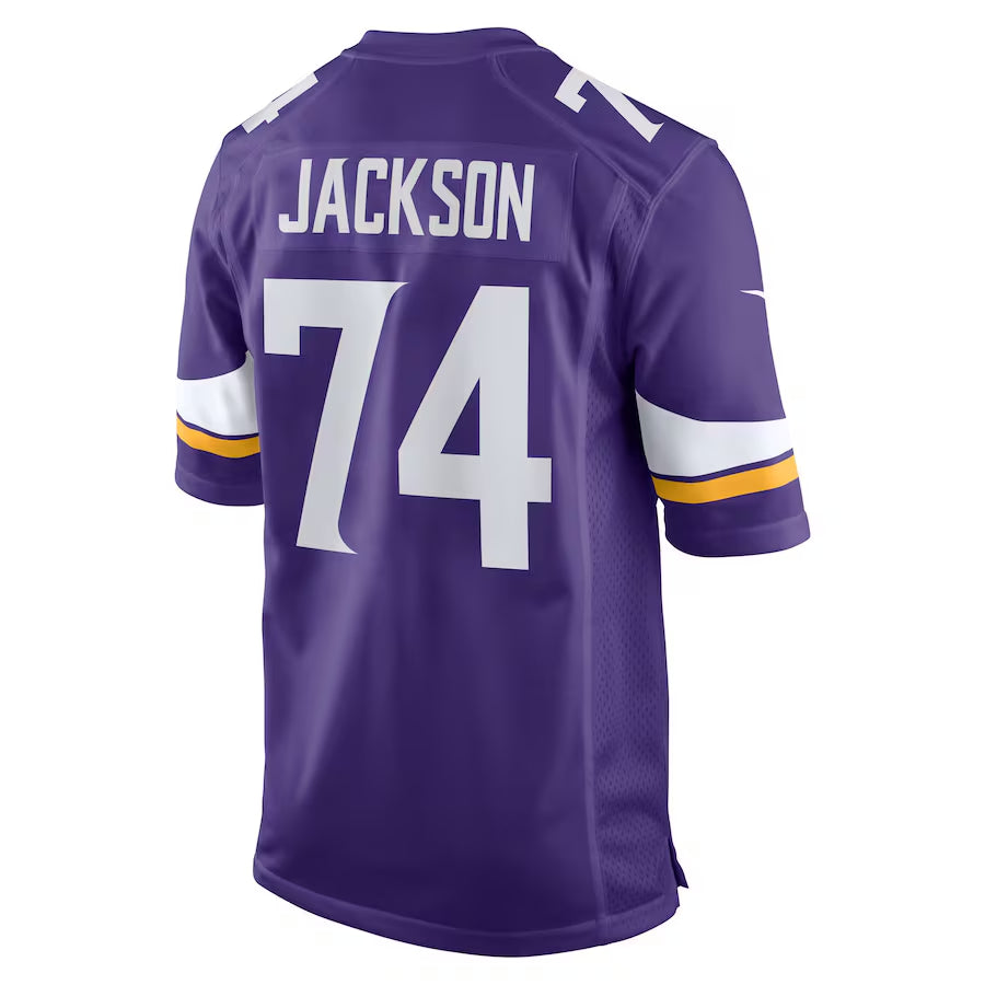 Men's Minnesota Vikings Donovan Jackson Nike Purple 2025 NFL Draft First Round Pick Game Jersey