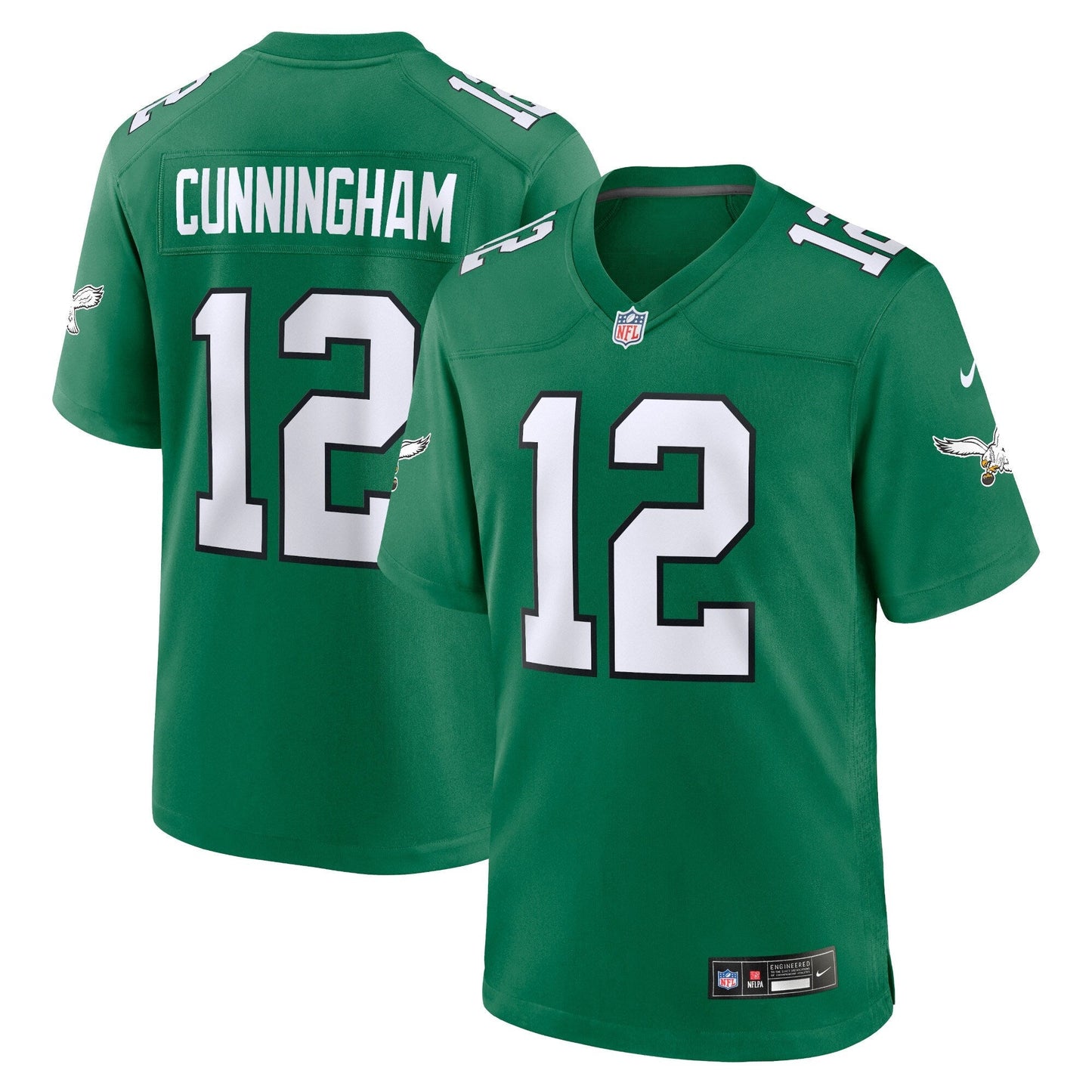 Randall Cunningham Philadelphia Eagles Nike Alternate Retired Game Jersey - Kelly Green