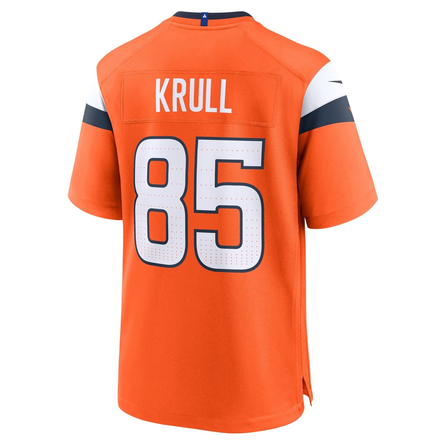 Lucas Krull Denver Broncos Nike Team Game Jersey - Orange