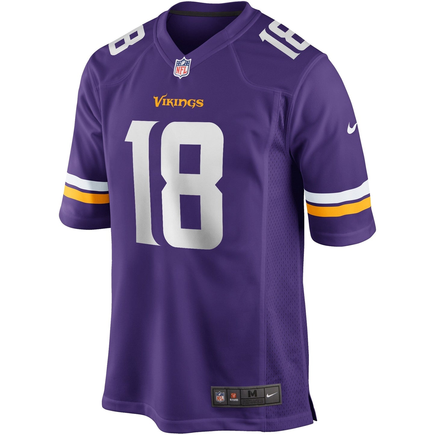 Justin Jefferson Minnesota Vikings Nike Game Jersey - Purple