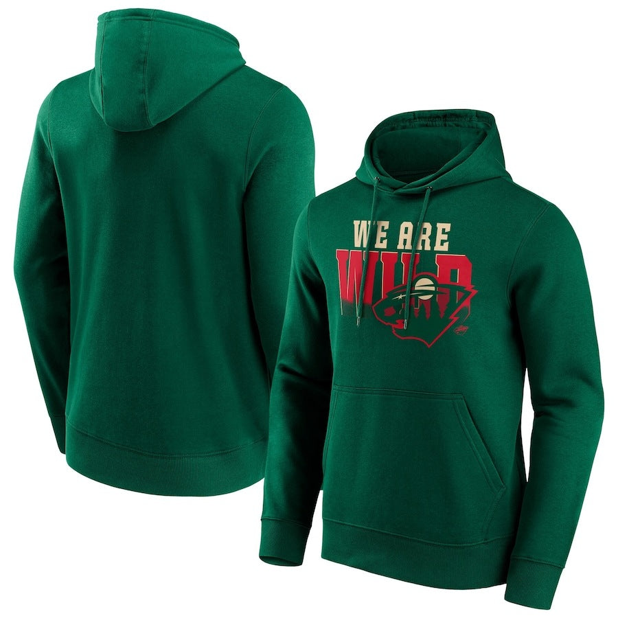 Men's Minnesota Wild Dark Green Branded Hometown Graphic Hoodie