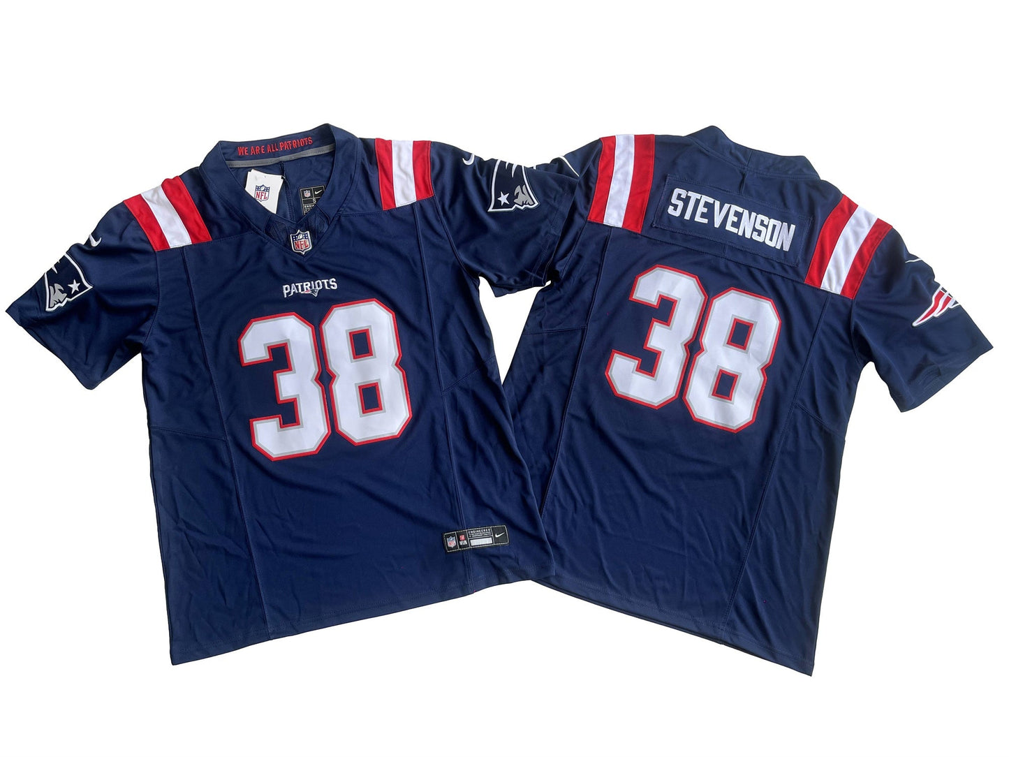New England Patriots38# Rhamondre Stevenson Vapor F.U.S.E. Limited Jersey