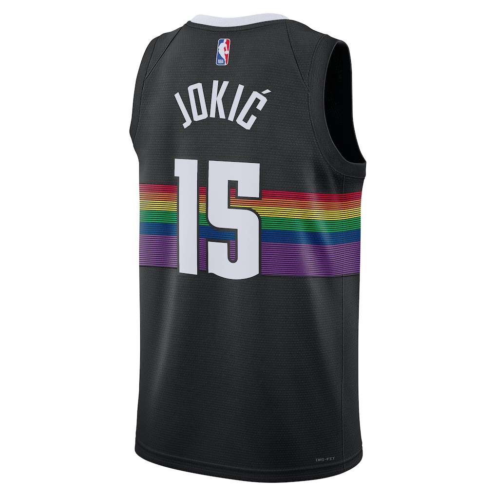 Denver Nuggets Nikola Jokić Nike Black 2025/26 Swingman Jersey - City Edition