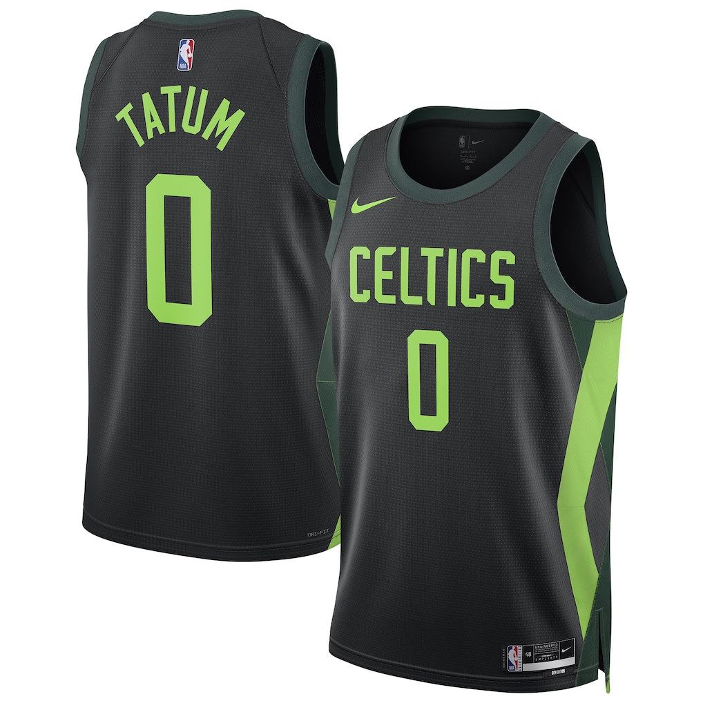 Boston Celtics Jayson Tatum Black 2024/25 Swingman Jersey