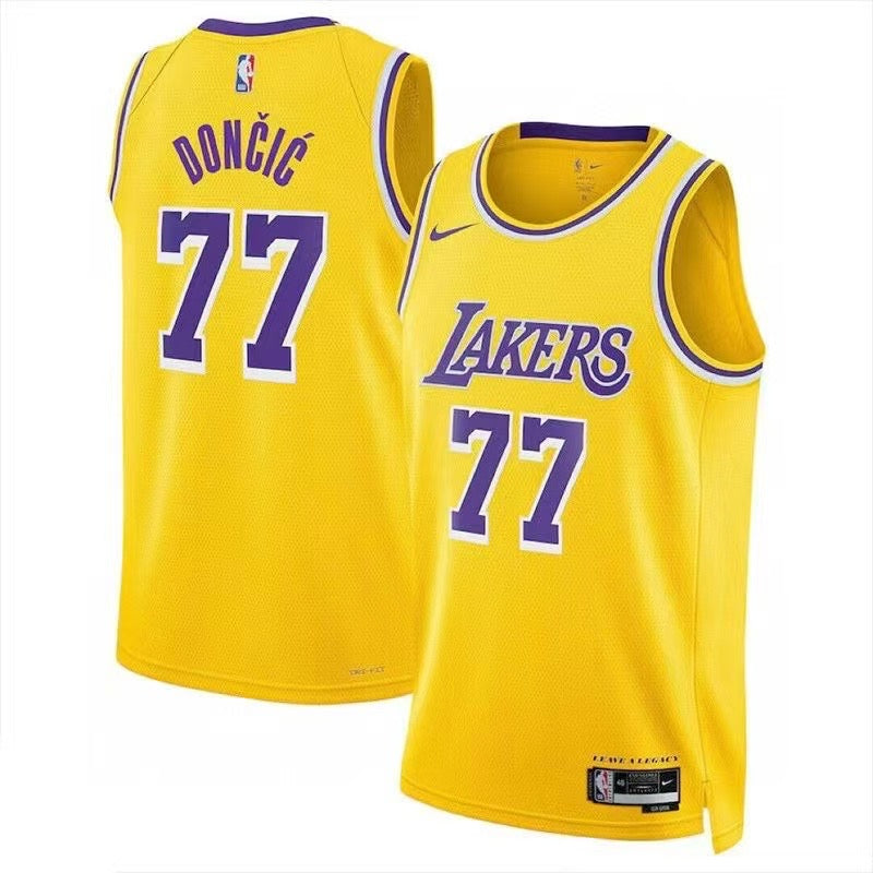 Los Angeles Lakers Nike City Edition Swingman Jersey 2024 - Yellow - Luka Dončić