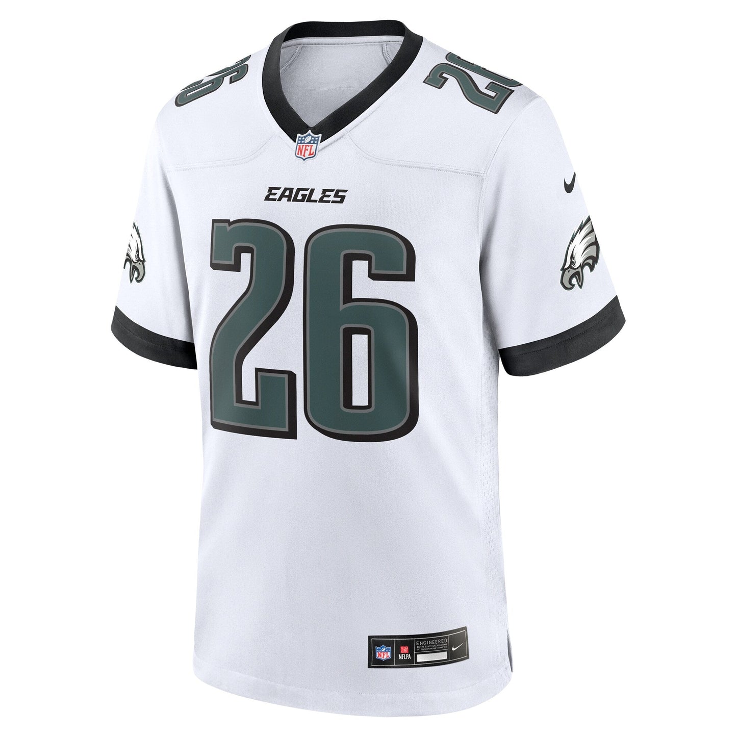Saquon Barkley Philadelphia Eagles Nike White Game Jersey - White