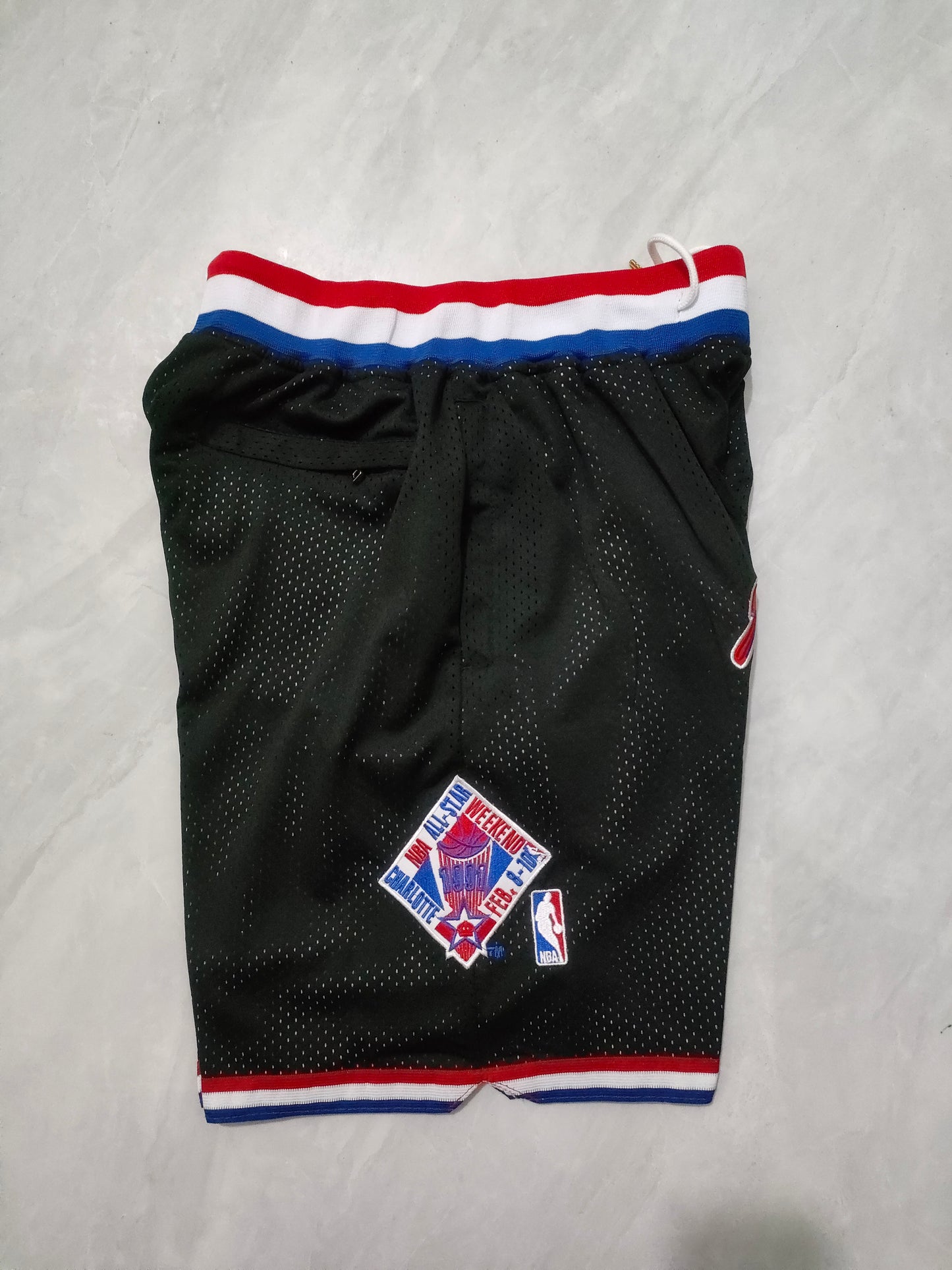 JUST DON All Star Black Pocket Shorts