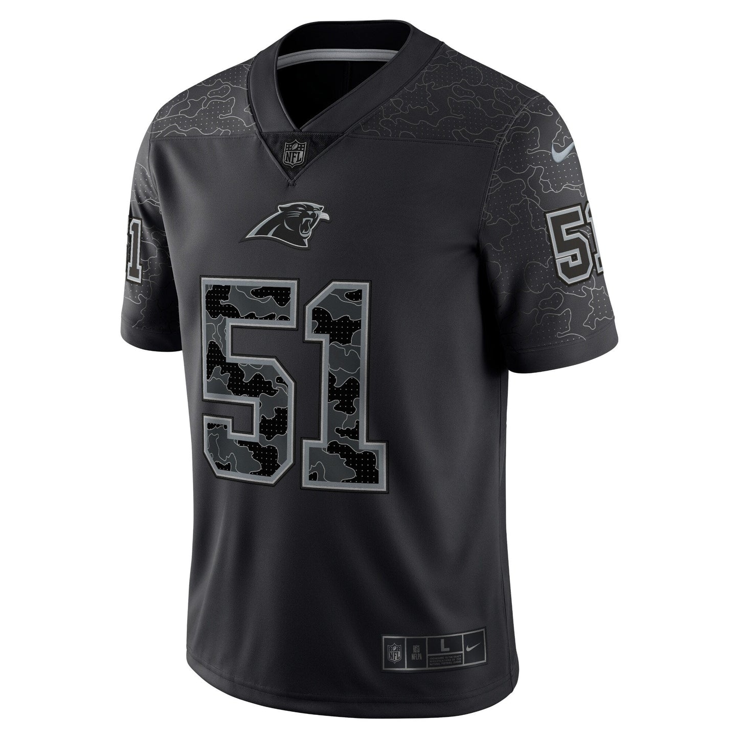 Sam Mills Carolina Panthers Nike Retired RFLCTV Limited Jersey - Black