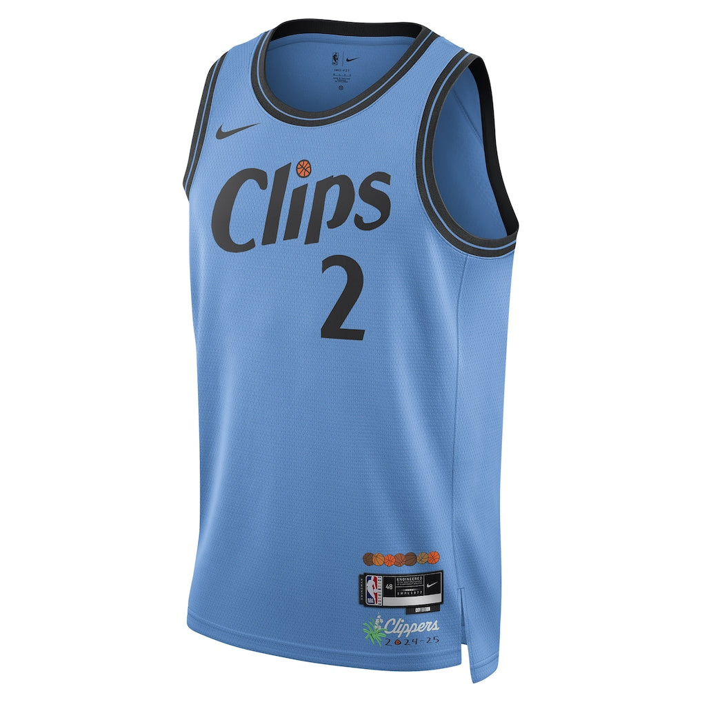 Unisex LA Clippers Kawhi Leonard Light Blue 2024/25 Swingman Jersey - City Edition