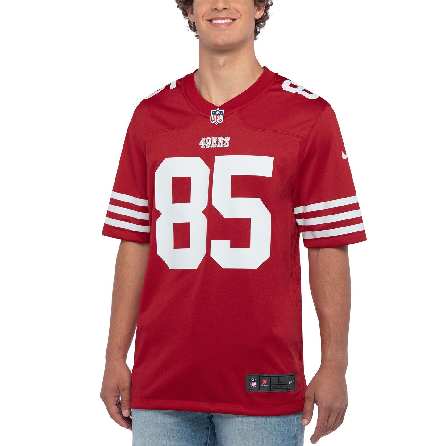 George Kittle San Francisco 49ers Nike Game Jersey - Scarlet