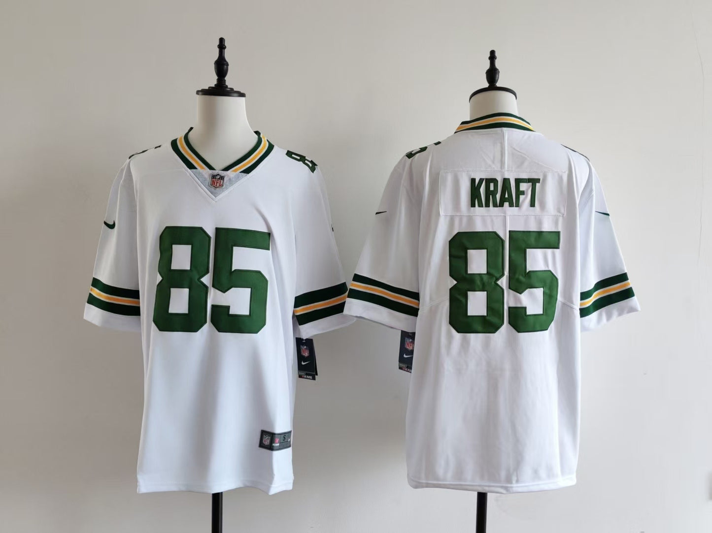 Men's Green Bay Packers Tucker Kraft Nike Jersey - White