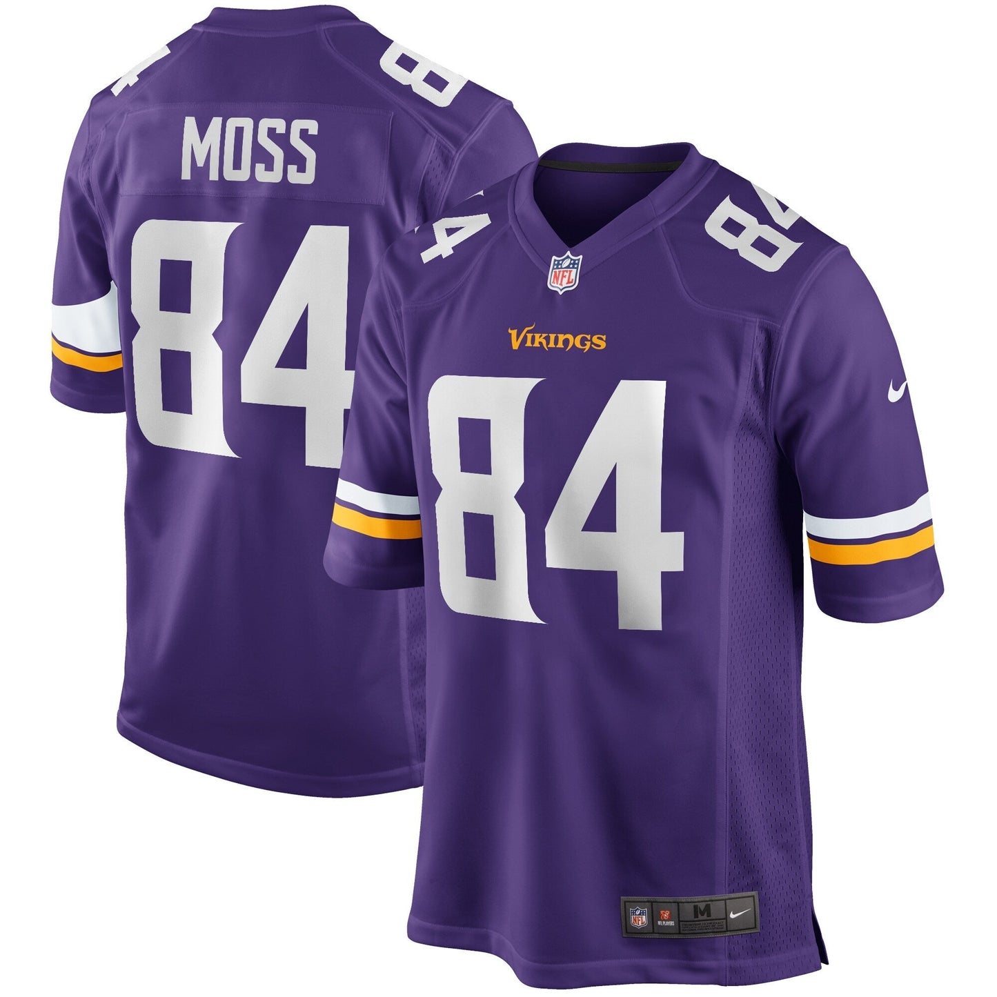 Randy Moss Minnesota Vikings Nike Game Retired Jersey - Purple