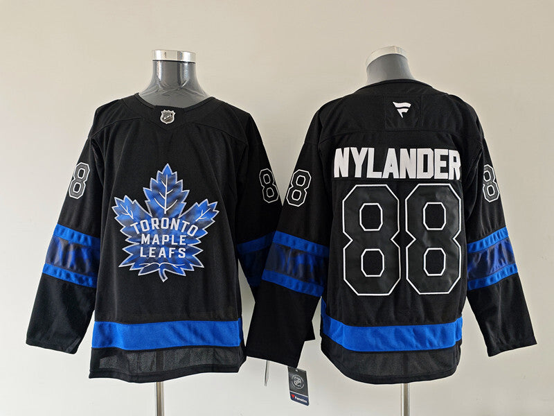 Men's Toronto Maple Leafs William Nylander Black Jersey