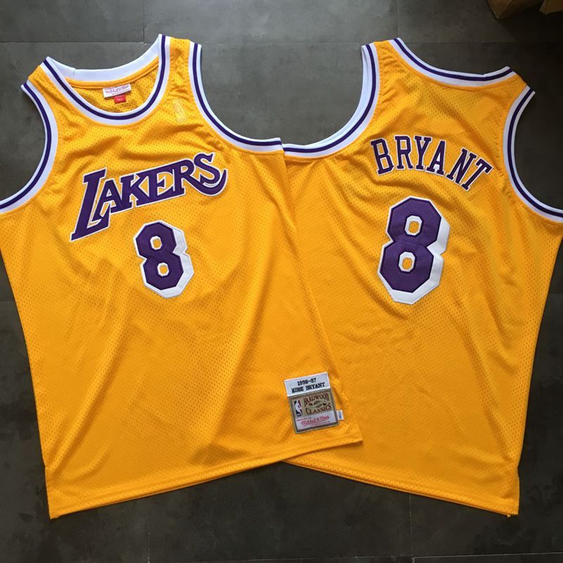 LeBron Bryant Los Angeles Lakers Yellow 8 MN