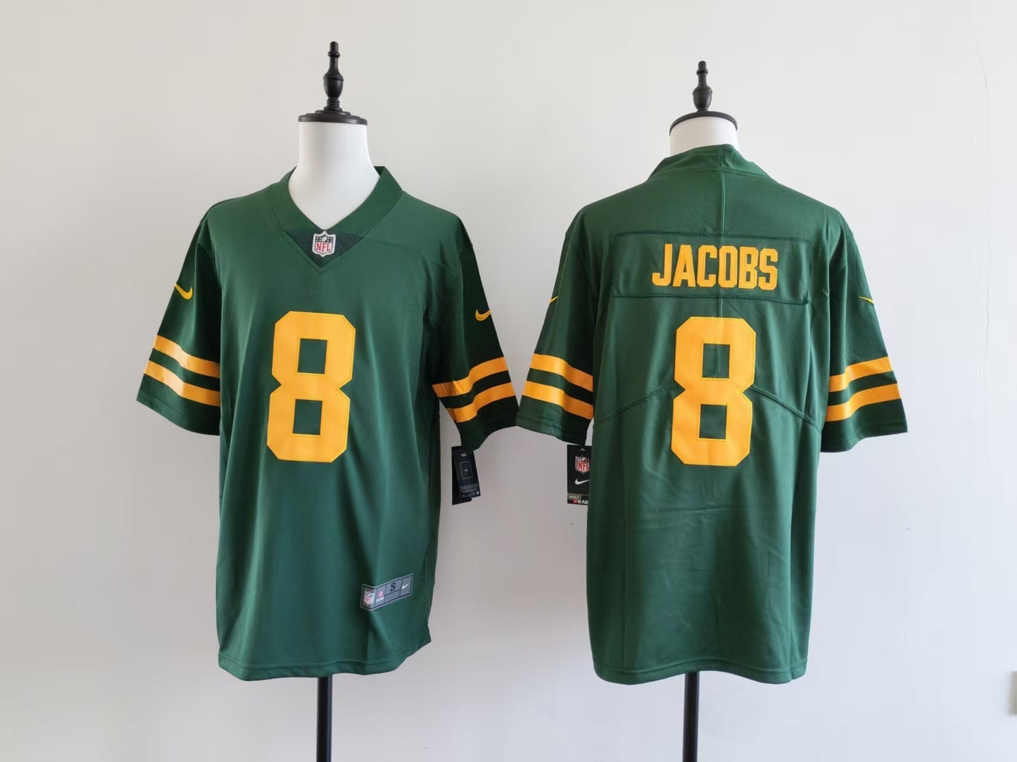 Men's Green Bay Packers Josh Jacobs Nike Jersey