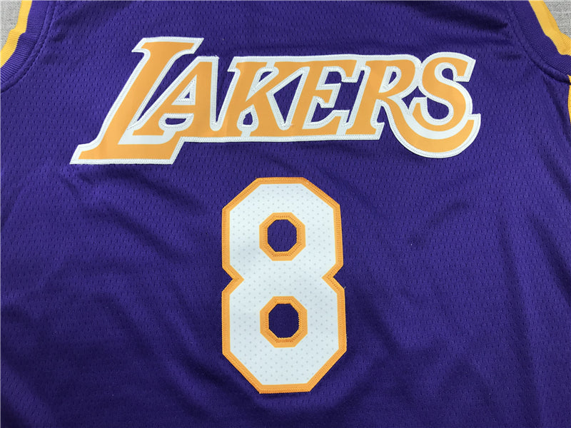 Los Angeles Lakers #8 Kobe Bryant Retired Purple Jersey