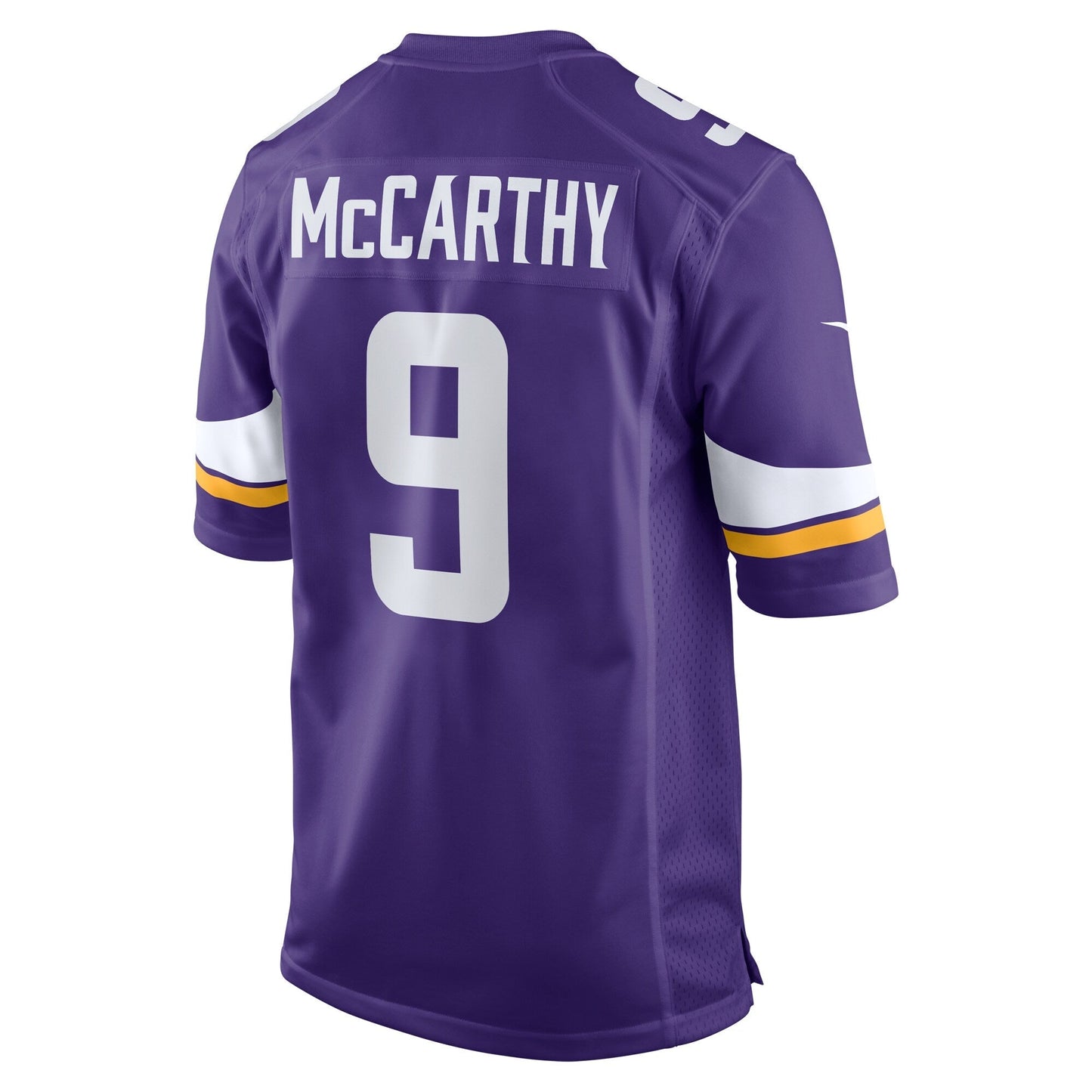 J.J. McCarthy Minnesota Vikings Nike 2024 NFL Draft First Round Pick Game Jersey - Purple