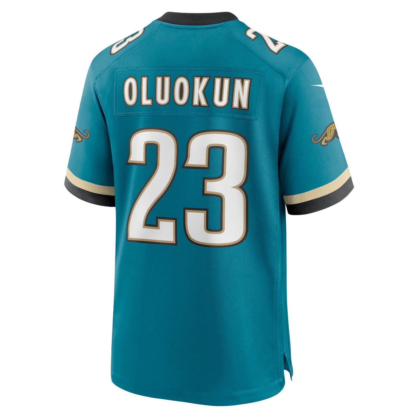 Foye Oluokun Jacksonville Jaguars Nike Prowler Throwback Game Jersey - Teal