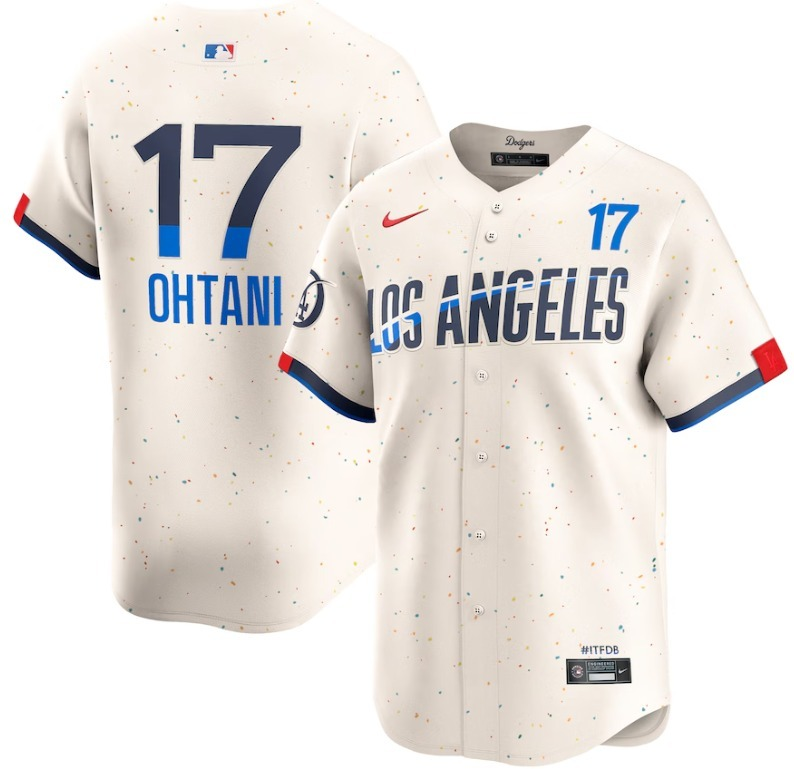 Men's Los Angeles Dodgers Shohei Ohtani Cream City Connect Limited Player Jersey