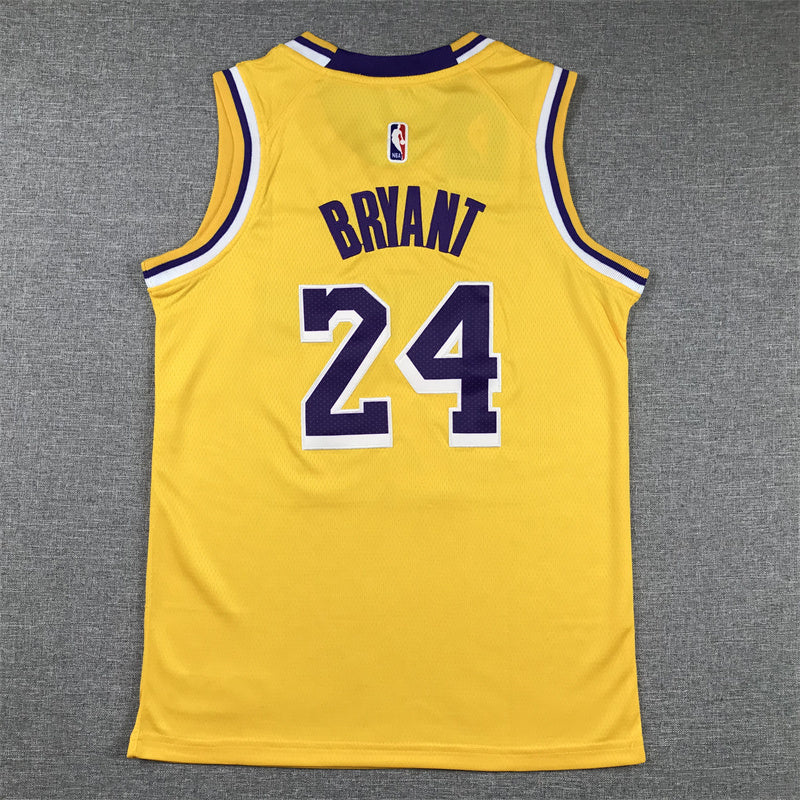 Youth Kobe Bryant Los Angeles Lakers #24 Embroidered Jersey