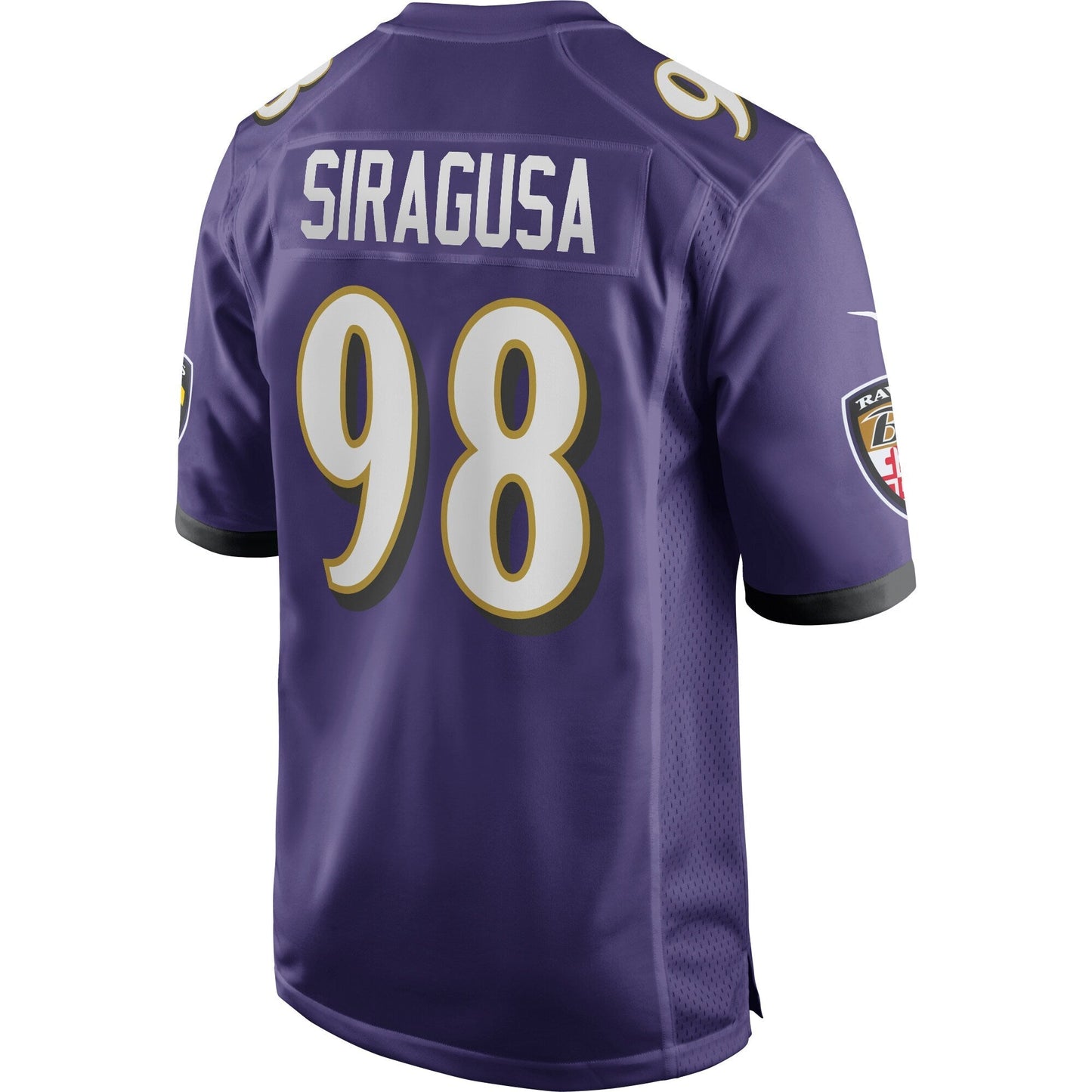 Tony Siragusa Baltimore Ravens Nike Game Retired Jersey - Purple