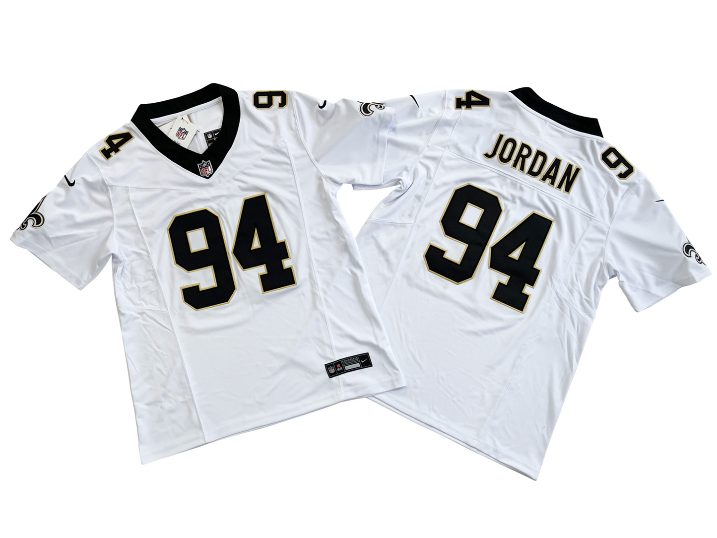 New Orleans Saints 94# Cameron Jordan Vapor F.U.S.E. Limited Jersey