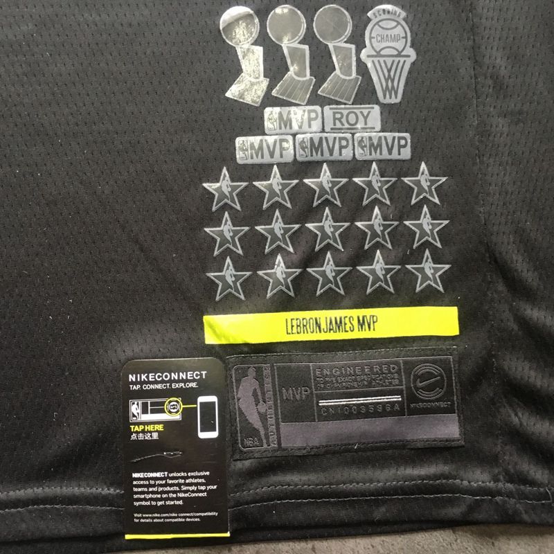 LeBron James Los Angeles Lakers Black 23 MN