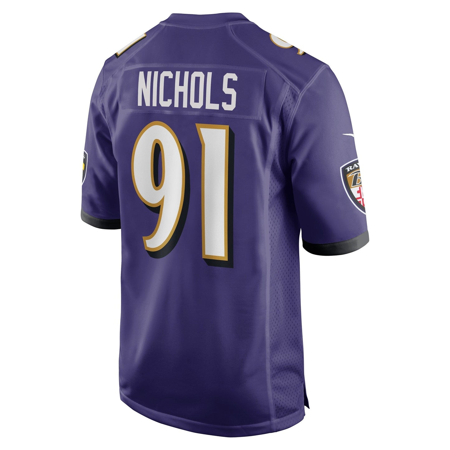 Rayshad Nichols Baltimore Ravens Nike Game Jersey - Purple