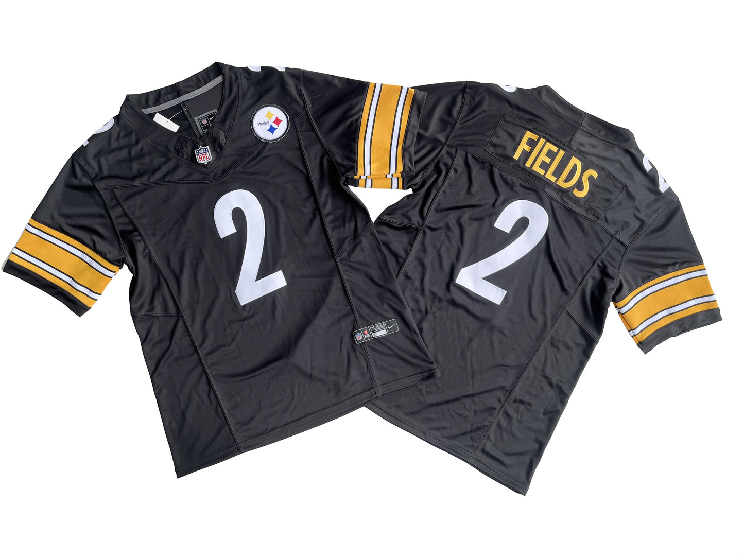 FIELDS #2 Pittsburgh Steelers Nike Game Jersey - Black