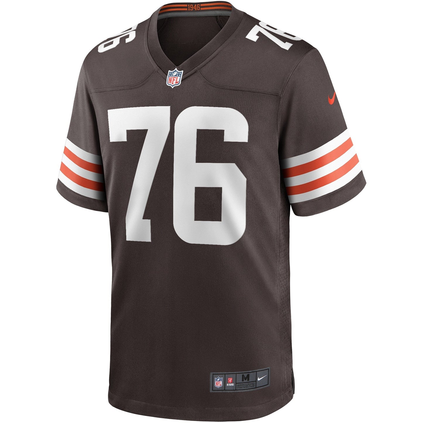 Lou Groza Cleveland Browns Nike Game Retired Jersey - Brown