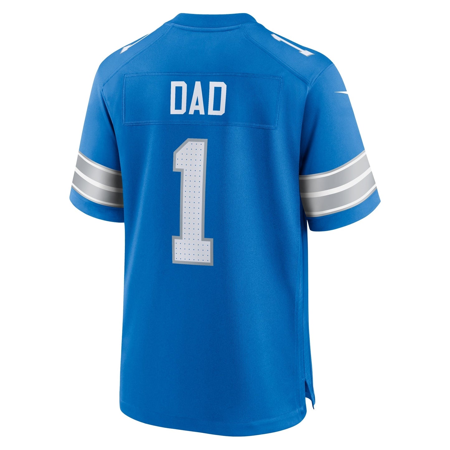 Number 1 Dad Detroit Lions Nike Game Jersey - Blue