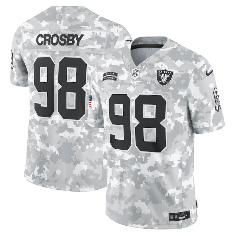 Maxx Crosby Las Vegas Raiders Salute To Service 2024 Jersey