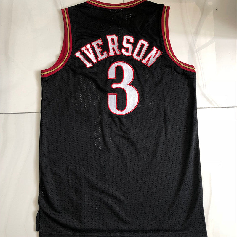Allen Iverson Philadelphia 76ers 3 Black MN