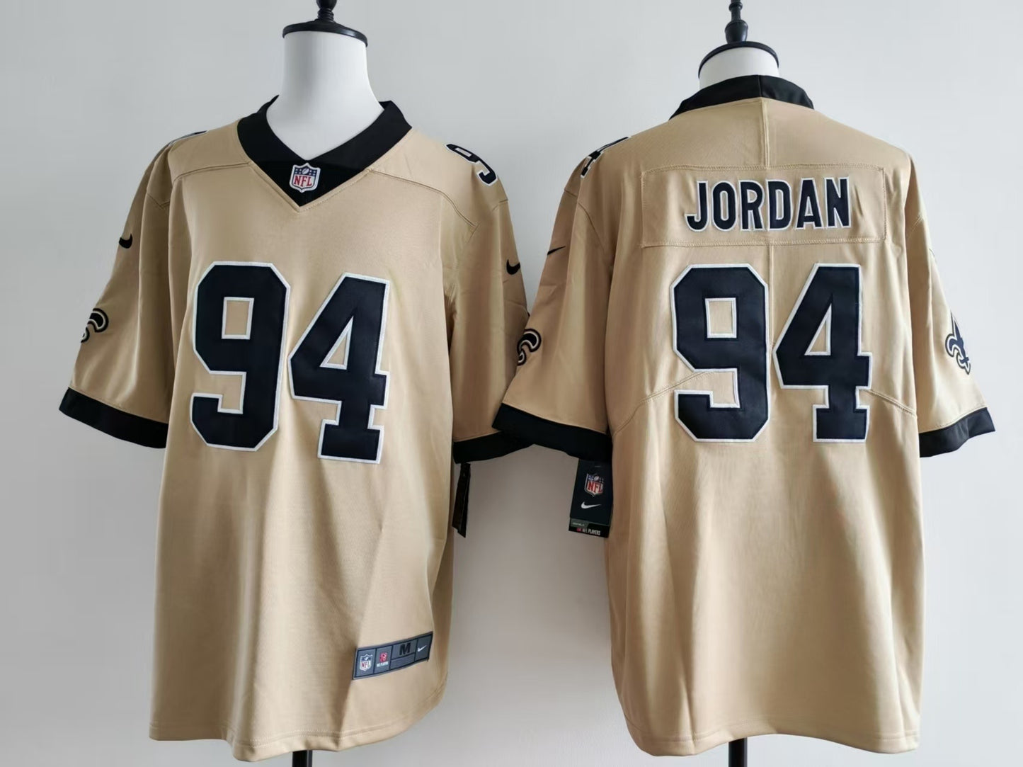Men's New Orleans Saints Cameron Jordan Jersey-Gold