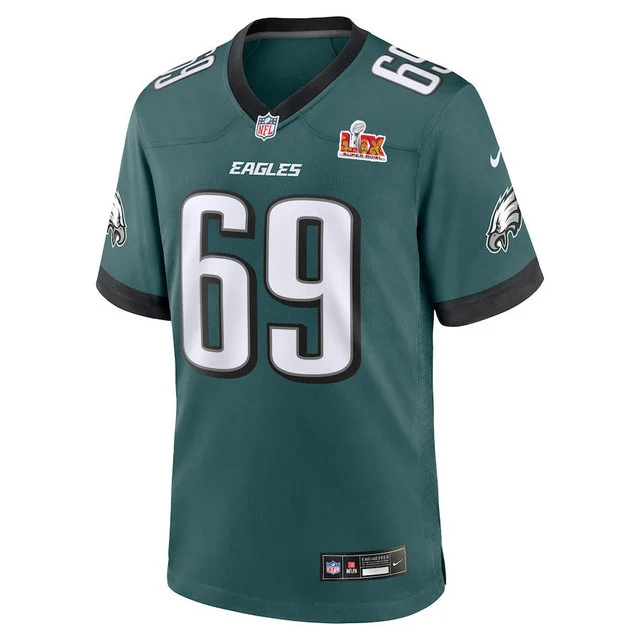 Landon Dickerson #69 Philadelphia Eagles Super Bowl LIX Jersey - Men's