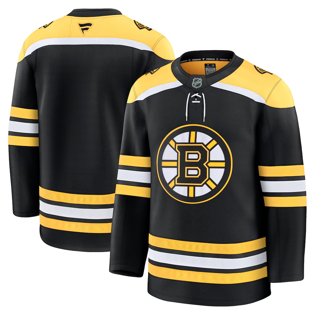 Men's Boston Bruins Black Player Blank Jersey
