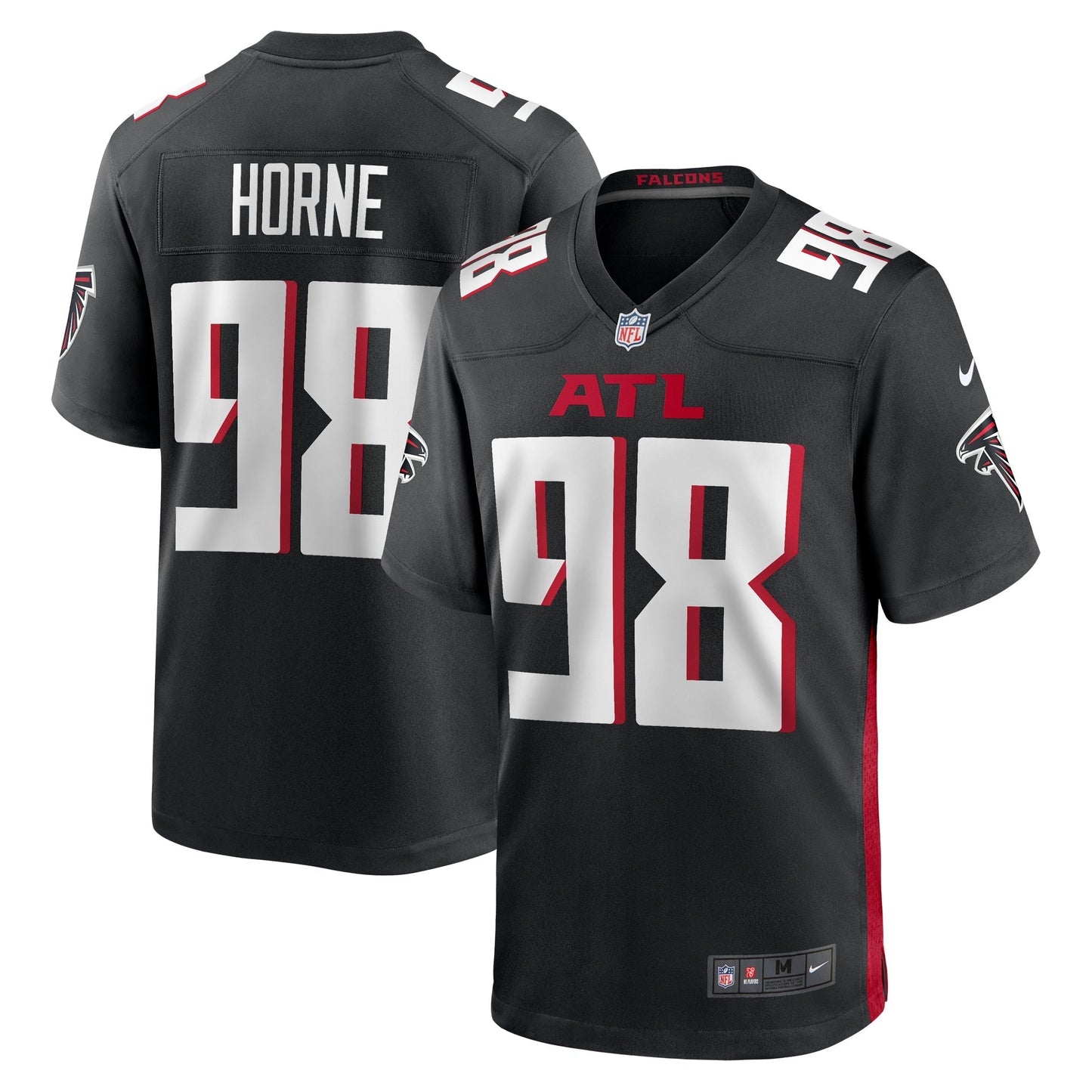 Timmy Horne Atlanta Falcons Nike Game Jersey - { Black
