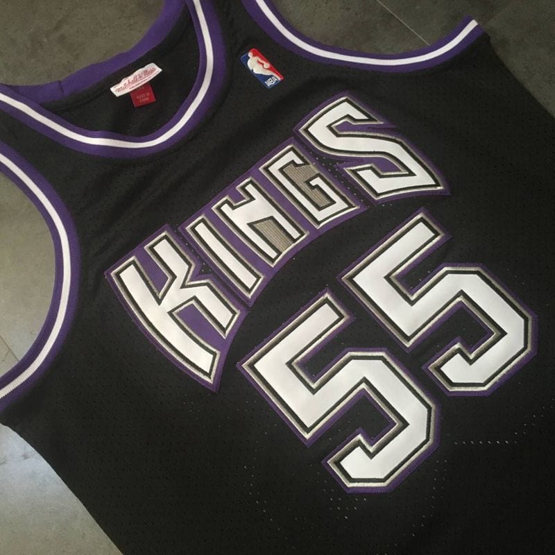 Jason Williams Sacramento Kings Throwback black Jersey-Dense Embroidery Version