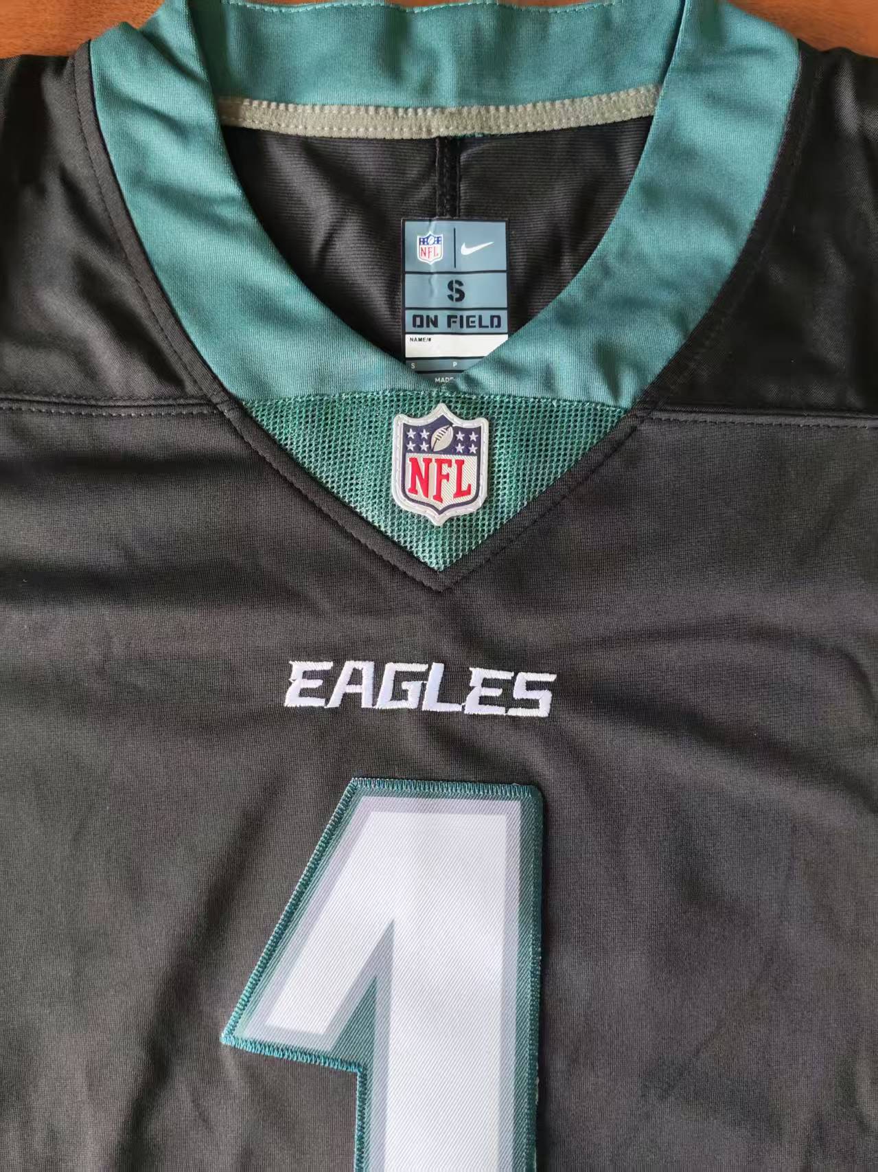 Men's Philadelphia Eagles Jalen Hurts Nike Jersey-Black