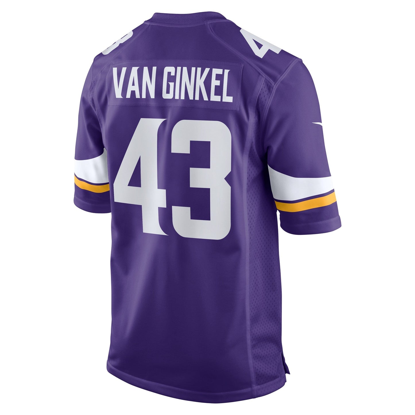 Andrew Van Ginkel Minnesota Vikings Nike Team Game Jersey - Purple